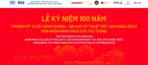 Thư mời dự Lễ kỷ niệm 100 năm Trường Mỹ thuật Đông Dương - Trường Đại học Mỹ thuật Việt Nam (1925 - 2025)